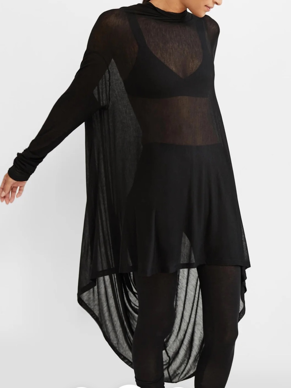 Marcella NYC Sheer Iris Tunic